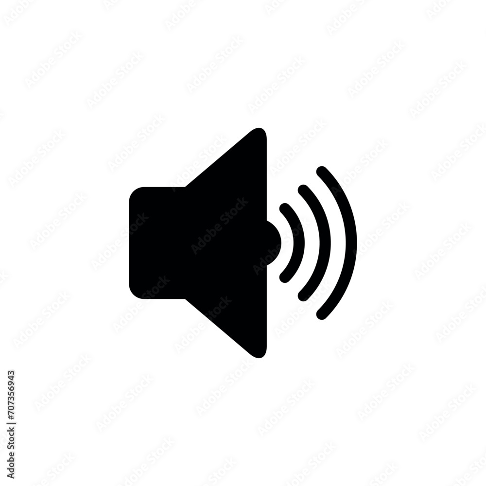 Speaker Icon Vector Simple Design Speaker Icon Vector Simple Design