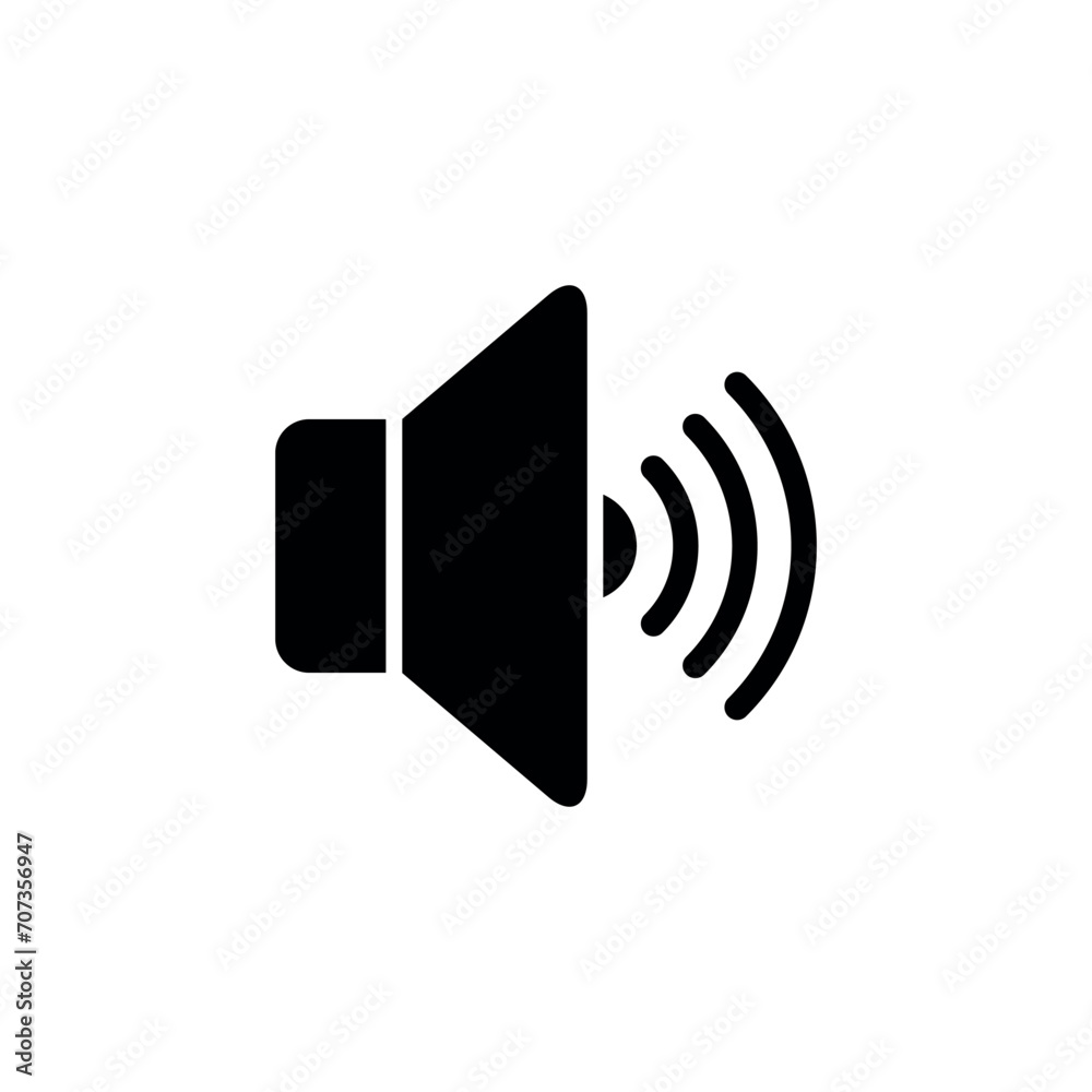 Speaker Icon Vector Simple Design Speaker Icon Vector Simple Design