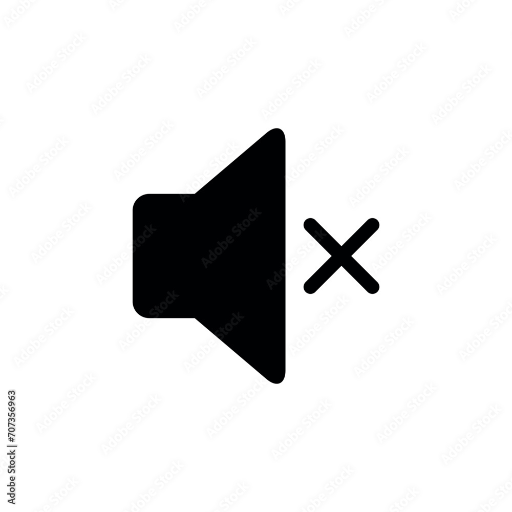 Speaker Icon Vector Simple Design Speaker Icon Vector Simple Design
