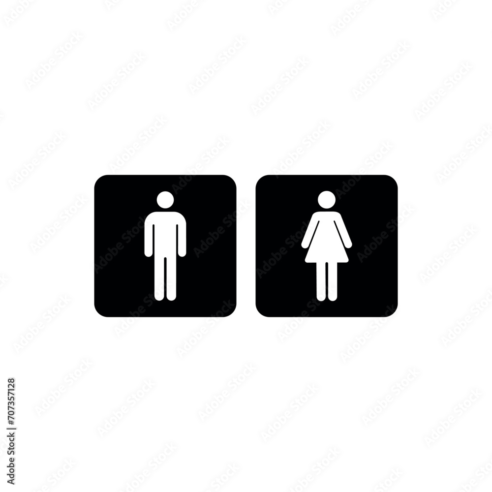 Toilet Icon Vector Simple Design Toilet Icon Vector Simple Design