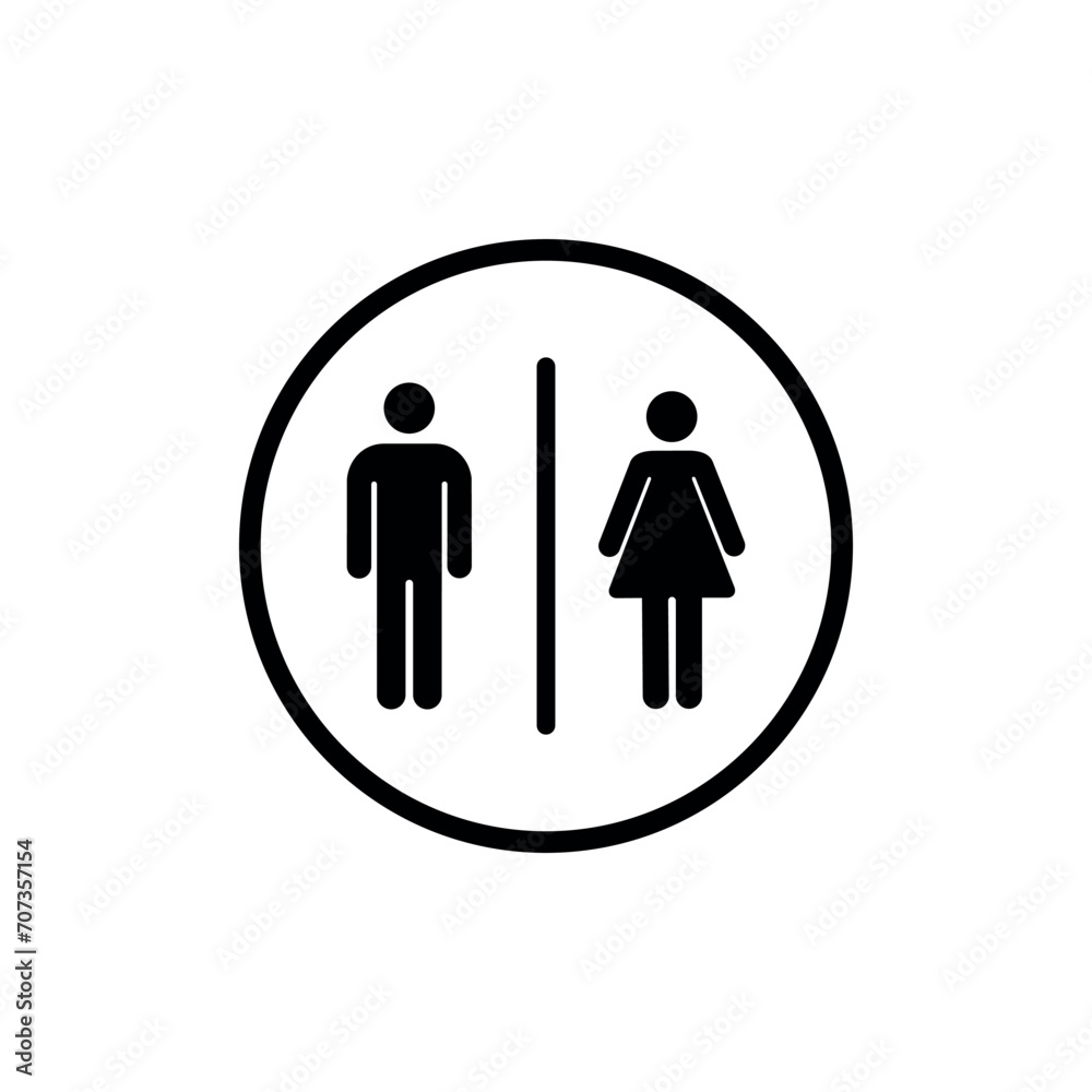 Toilet Icon Vector Simple Design Toilet Icon Vector Simple Design