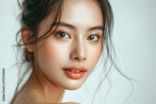  Portrait of a Youthful Asian Woman