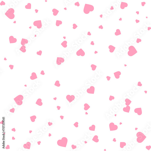 seamless pattern with hearts pink valentines daay