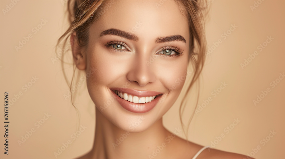 Fototapeta premium Portrait of a Youthful Woman