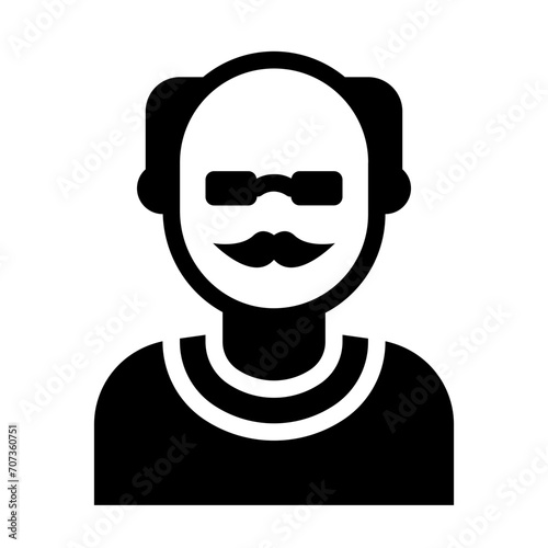Grandpa people icon