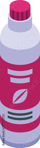 Fresh cosmetic bottle icon isometric vector. Baby person. Treatment infection
