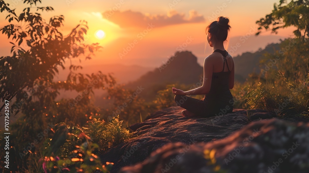 Harmony Unveiled Sunset Meditation for Mind-Body Bliss