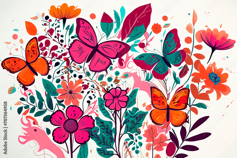 butterflies,flowers vector butterflies,flowers vector
