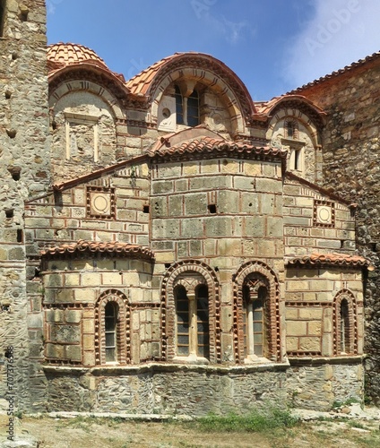 The beautiful Byzantine archaeological site of Mystras in Peloponnese, Greece, a UNESCO site photo