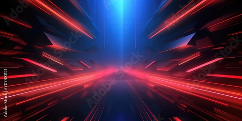 abstract background Scene for advertising, technology, showcase, banner, game, sport, business, metaverse, and others. Sci-Fi, Generative AI