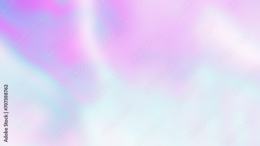 abstract background with bokeh, Abstract trendy holographic background. Real texture in pale violet, pink and mint colors with scratches and irregularities