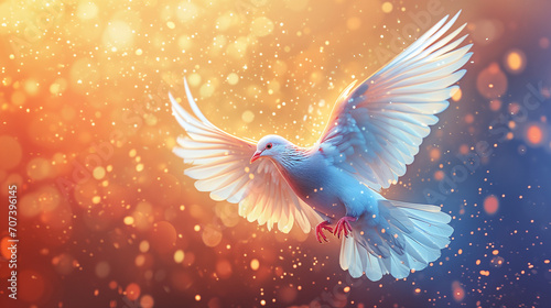 dove, a symbol of peace and freedom celebrated worldwide © gabriele