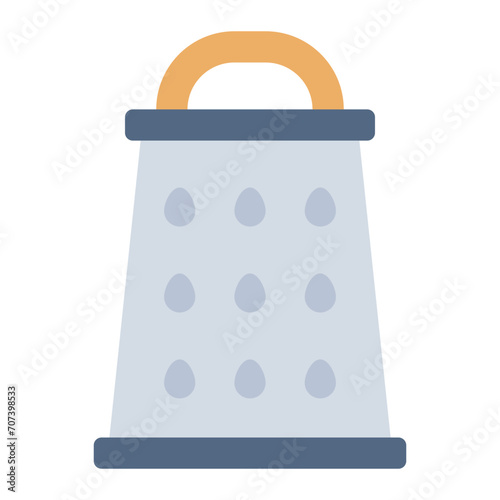 Grate cheese with grater icon