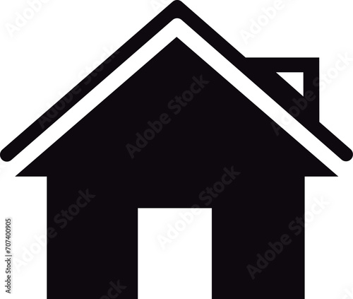 Home/ House icon. Location Black icon