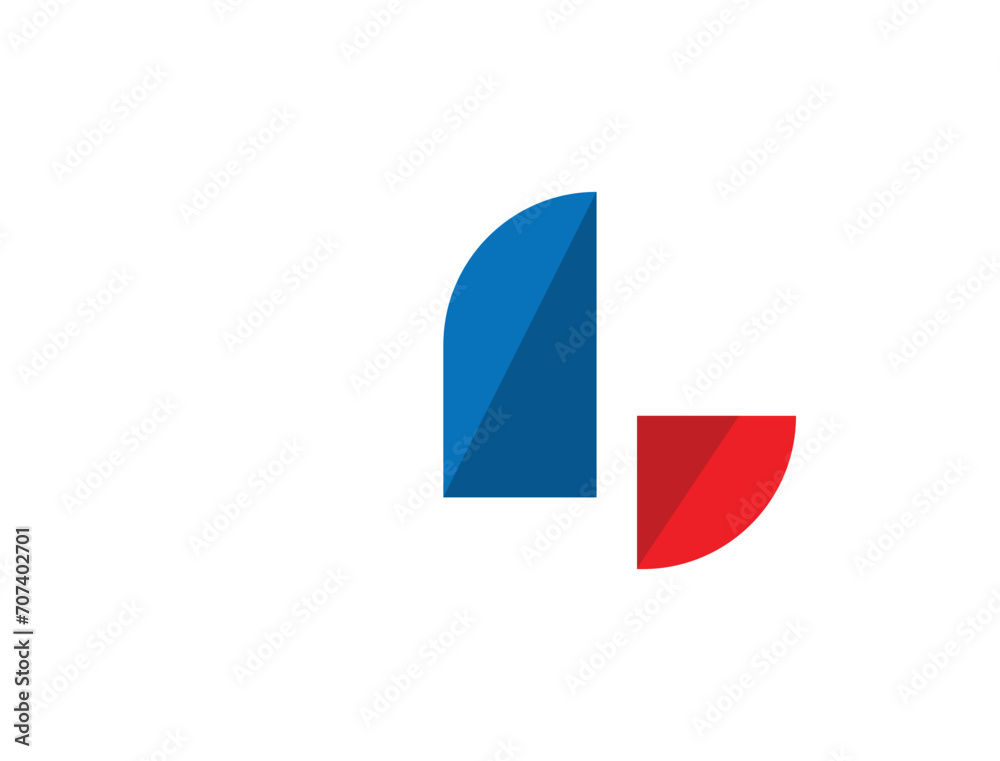 Modern abstract letter L initials business logo Modern abstract letter L initials business logo