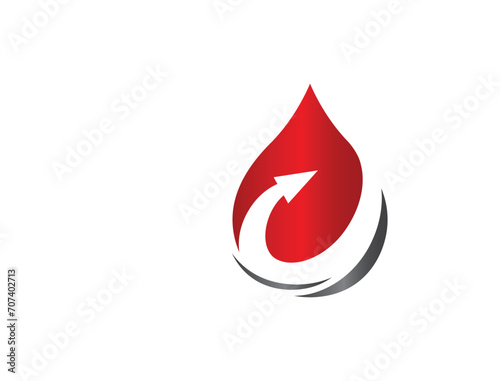 Oil and gas logo design vector template