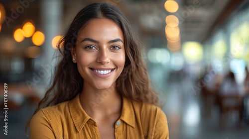 Portrait of handsome confident woman. Best candidate of job