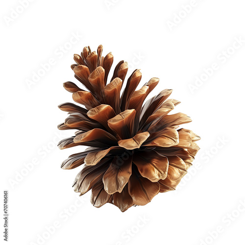 a close up of a pinecone