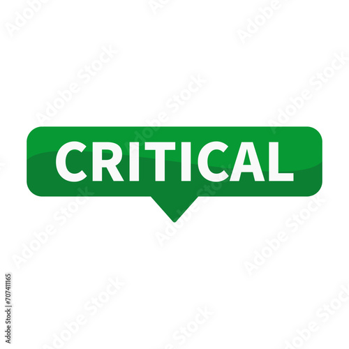 Critical Green Rectangle Shape For Situation Information Detail

