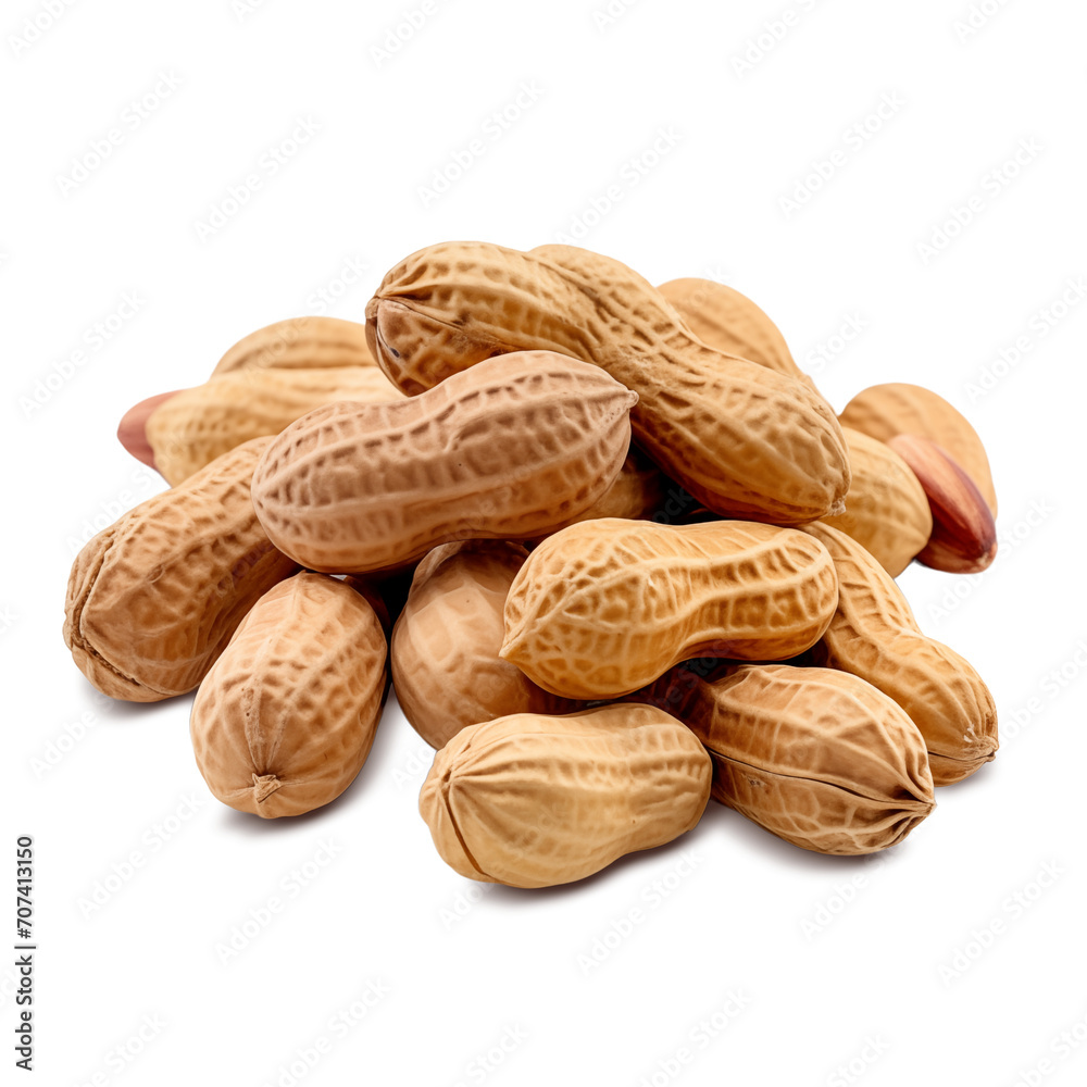 peanuts on white background, transparent peanuts on white background, transparent