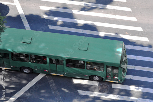 The bus representing the chaotic public transport of an underdeveloped country
