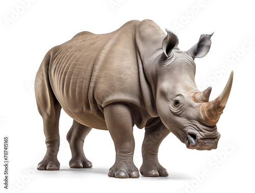 Side profile view of a rhinoceros
