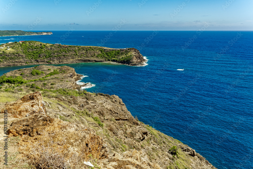 View of Coast from Hight Point in Antigua