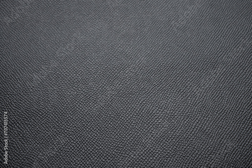 Embossed black calf leather fabric photo