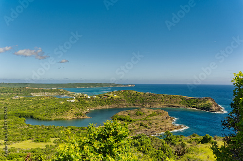 View of Coast from Hight Point in Antigua