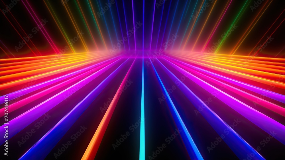 neon lights, spotlights and ray.neon triangle frame with glowing effect on dark background. Blank glowing techno background. Dark background and neon lights. neon lights, spotlights and ray.neon triangle frame with glowing effect on dark background. Blank glowing techno background. Dark background and neon lights.