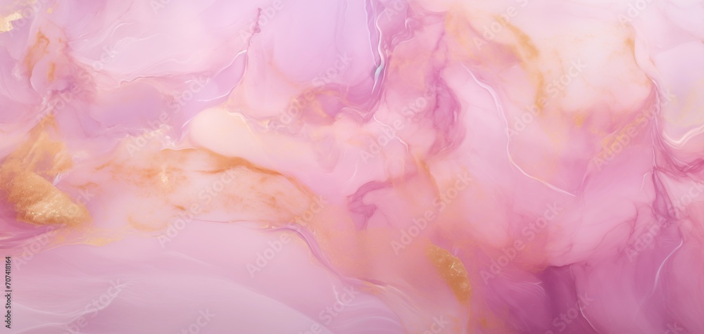 Rich pink and gold marble textured curves for wallpaper or background 001
