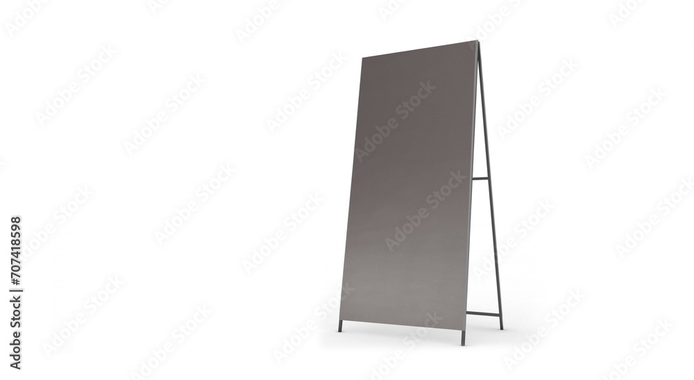 Signage mockup 3d rendering with copyspace. Signage mockup 3d rendering with copyspace.