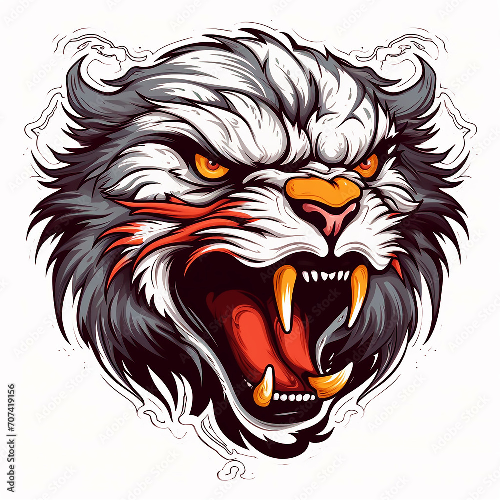 lion head mascot lion head mascot