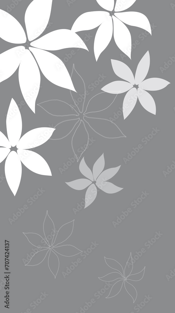 abstract floral background illustration