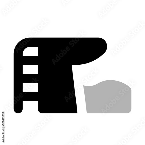 Diving Platform Duotone Icon