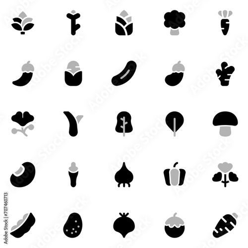 Vegetables Vol. 2 Duotone Sheet Icon