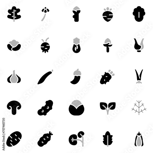 Vegetables Vol. 3Duotone Sheet Icon
