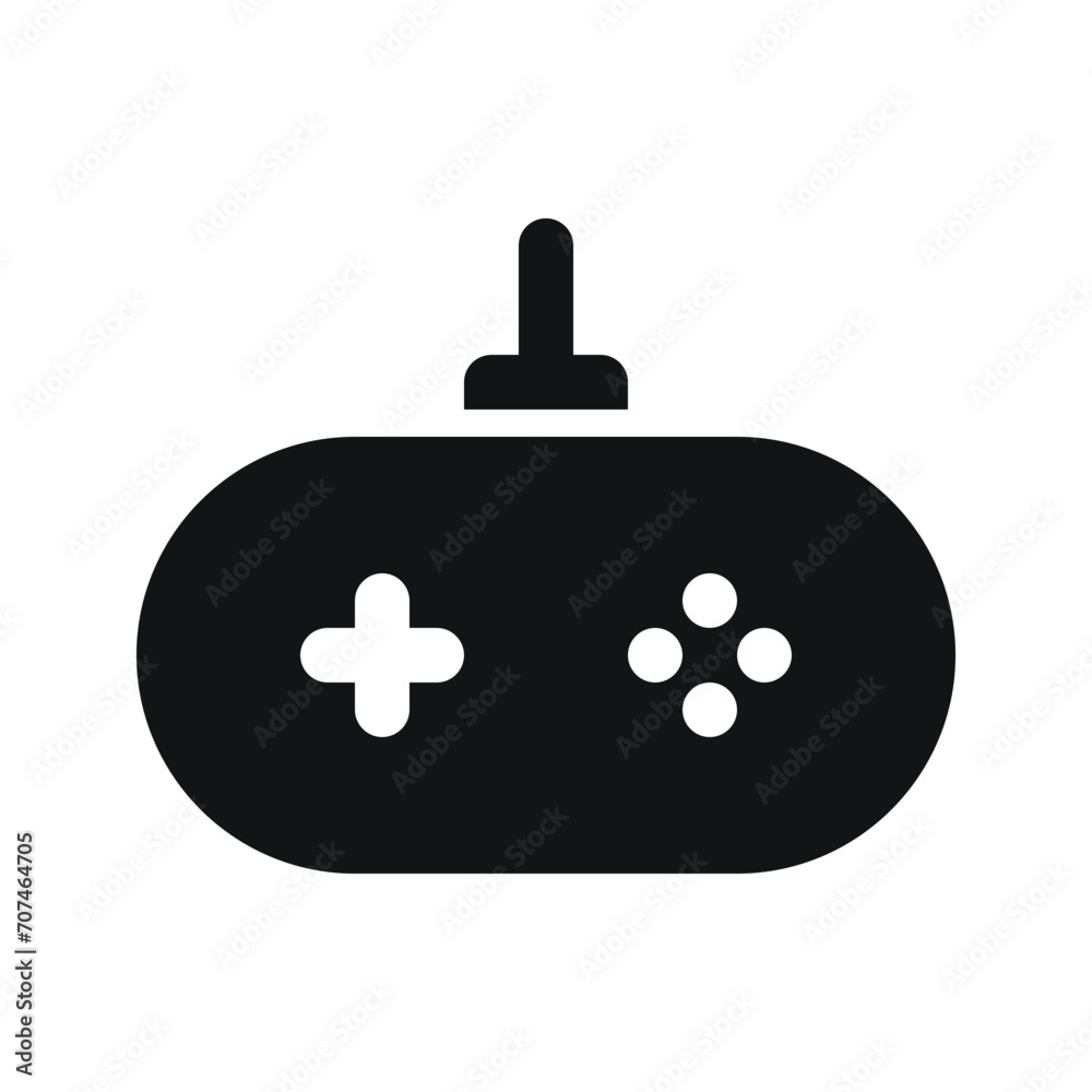 Illustration vector graphic icon of Joystick. Solid Style Icon. Computer And Device Themed Icon. Vector illustration isolated on white background. Perfect for website or application design. Illustration vector graphic icon of Joystick. Solid Style Icon. Computer And Device Themed Icon. Vector illustration isolated on white background. Perfect for website or application design.