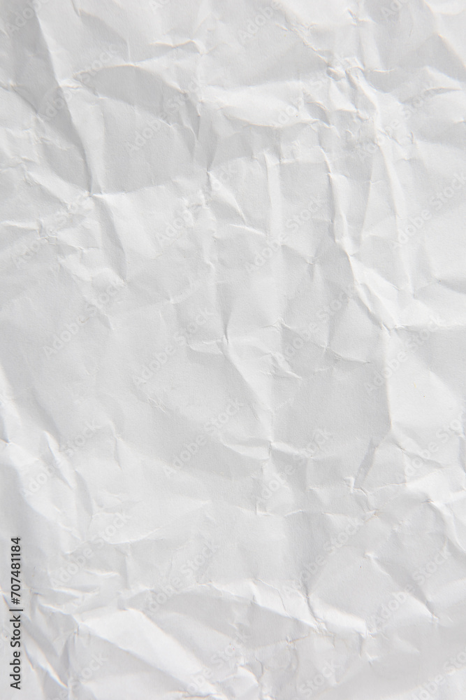 Fototapeta premium crumpled white paper texture background.