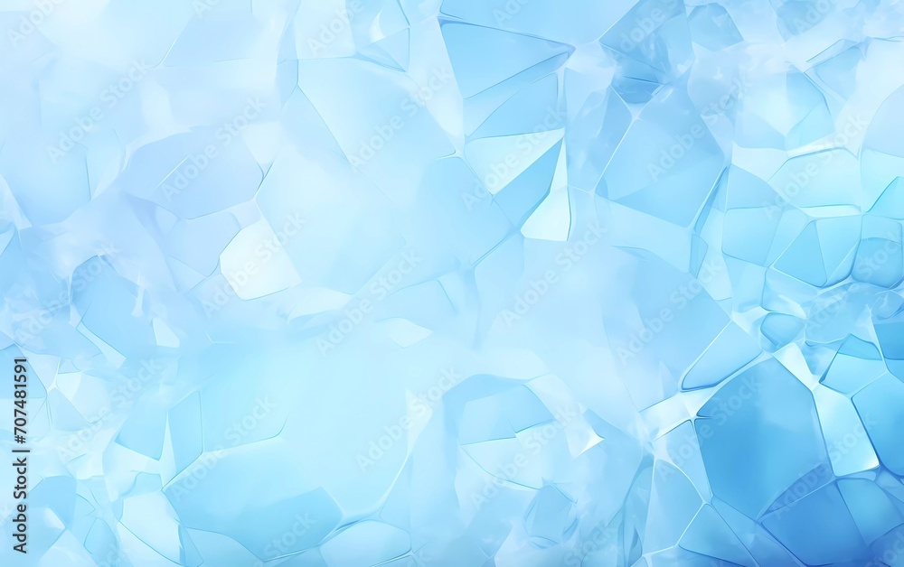 Geometric light blue ice texture background. generative ai Geometric light blue ice texture background. generative ai