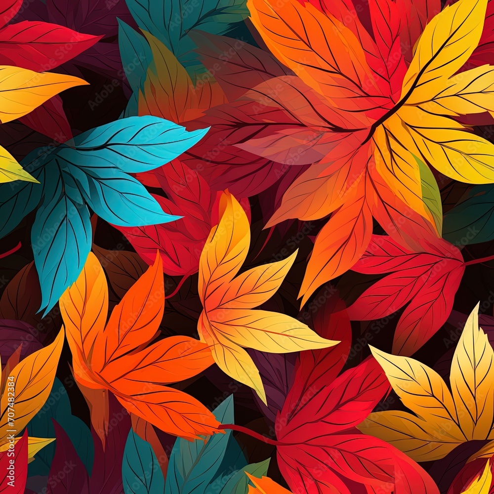autumn leaves pattern