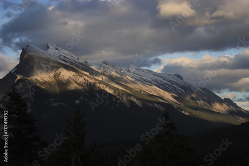 Slanted Snowy Mountains © Deborah