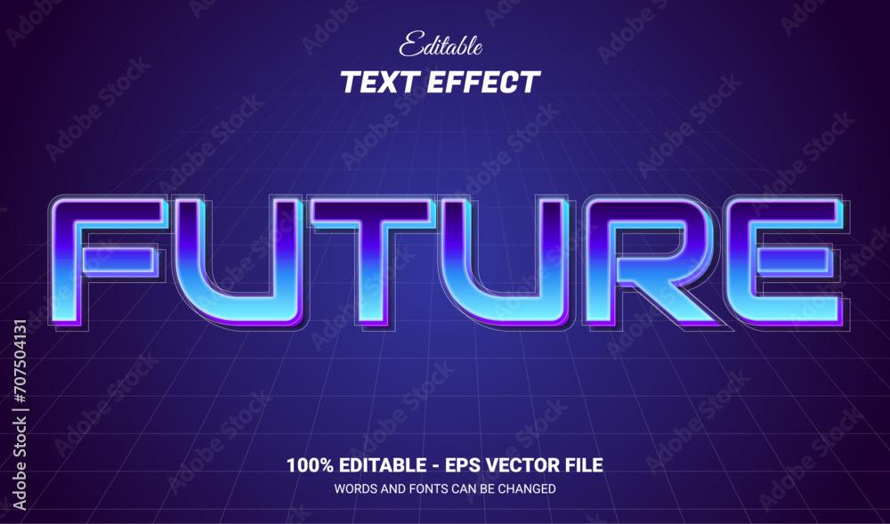 future editable text effect