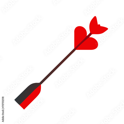 red dart board