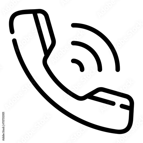 phone call Line Icon