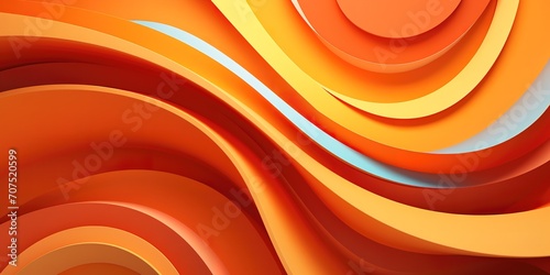wavy abstract background with soft yellow color. generative AI