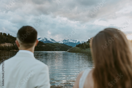 Couple in the Mountains photo