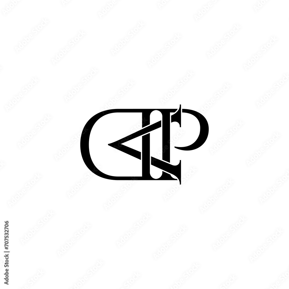 dap typography letter monogram logo design dap typography letter monogram logo design