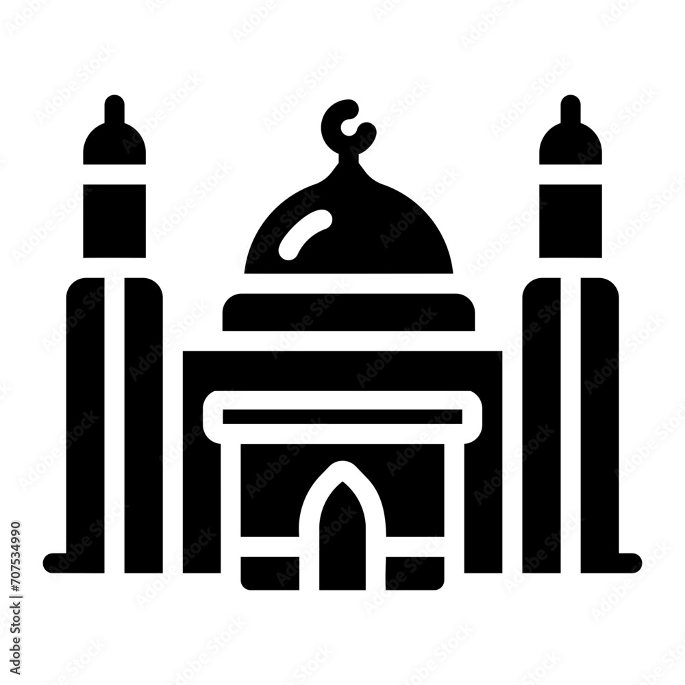 mosque Solid icon mosque Solid icon