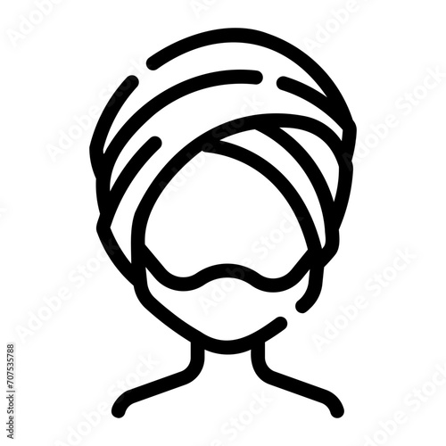 turban Line Icon